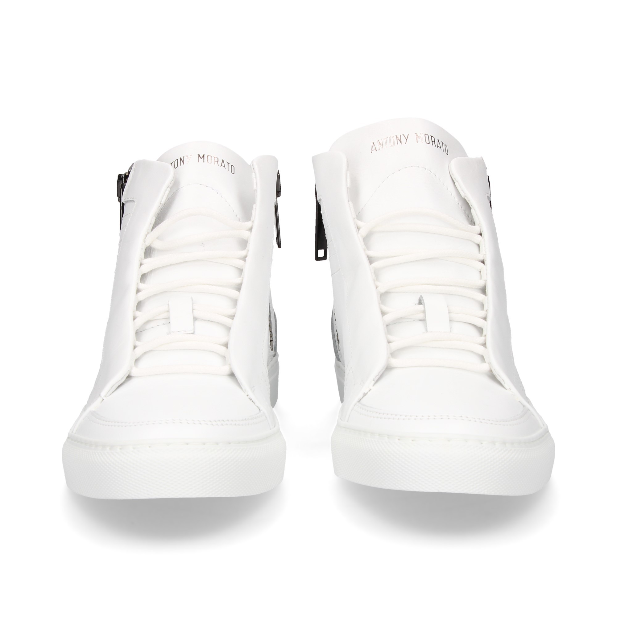 DEPORTIVO CORDONES PIEL BLANCO