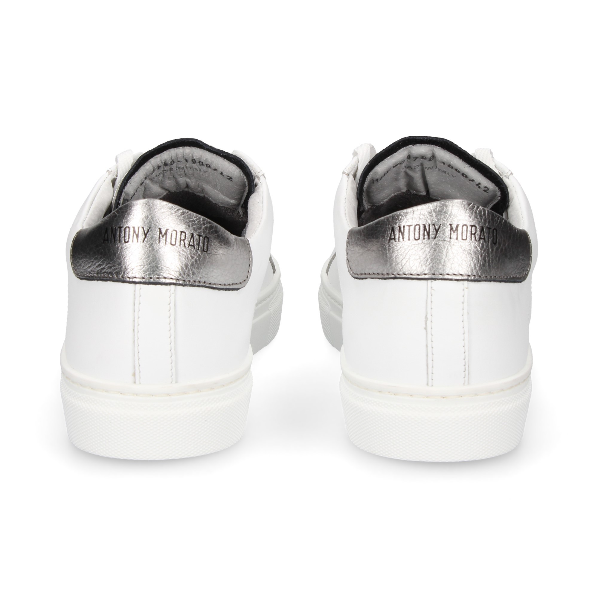 LACETS EN CUIR BLANC SPORTIF