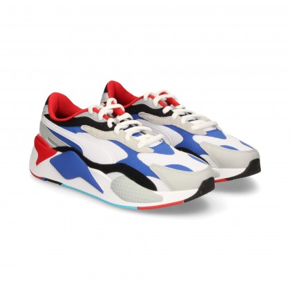 SPORTY MESH PUZZLE WHITE/BLUE/RED
