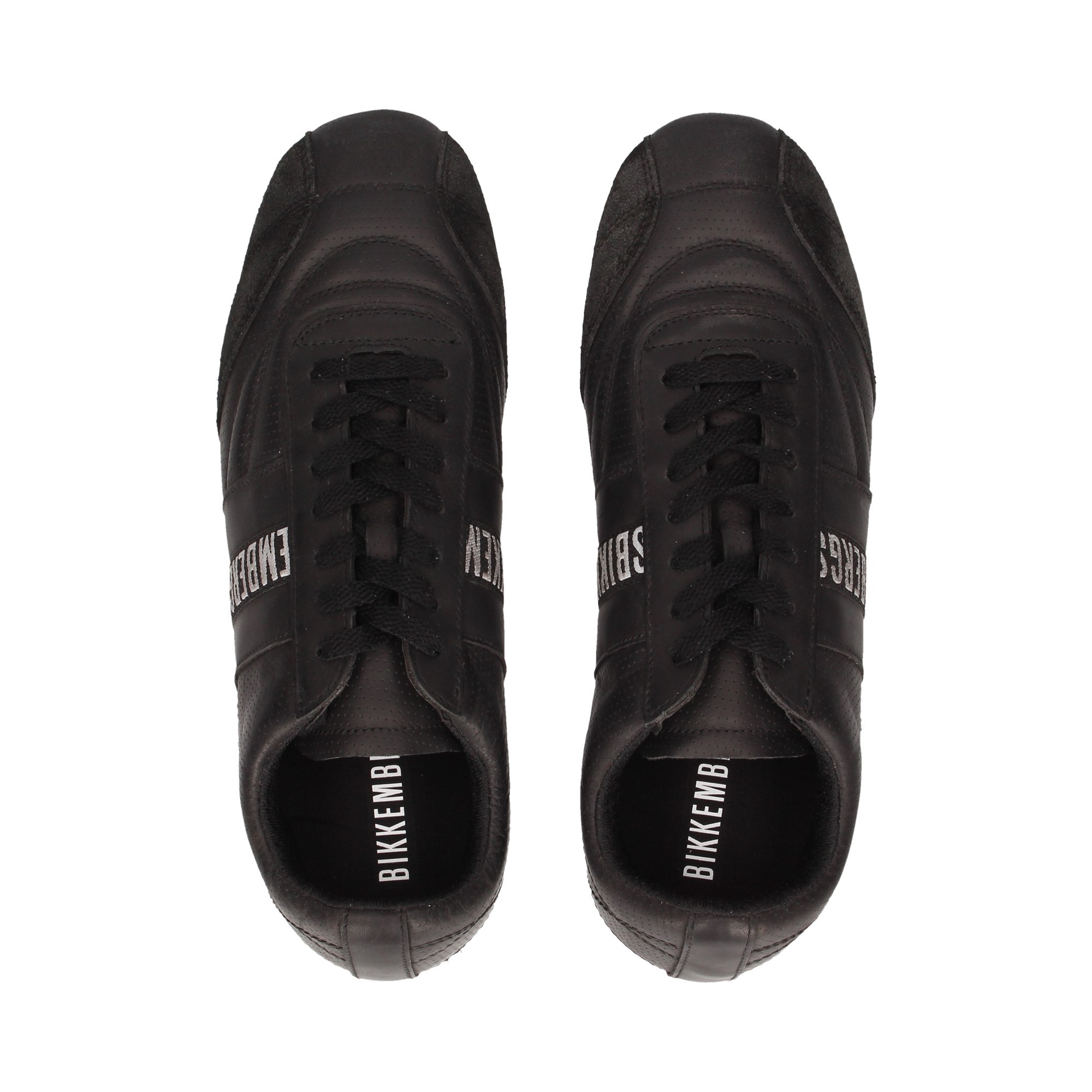 DEPORTIVO CORDONES PIEL NEGRO