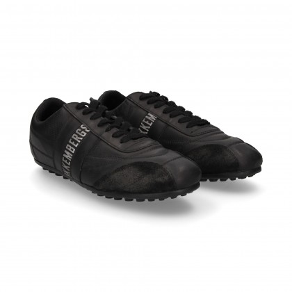 LACETS EN CUIR NOIR SPORTIF