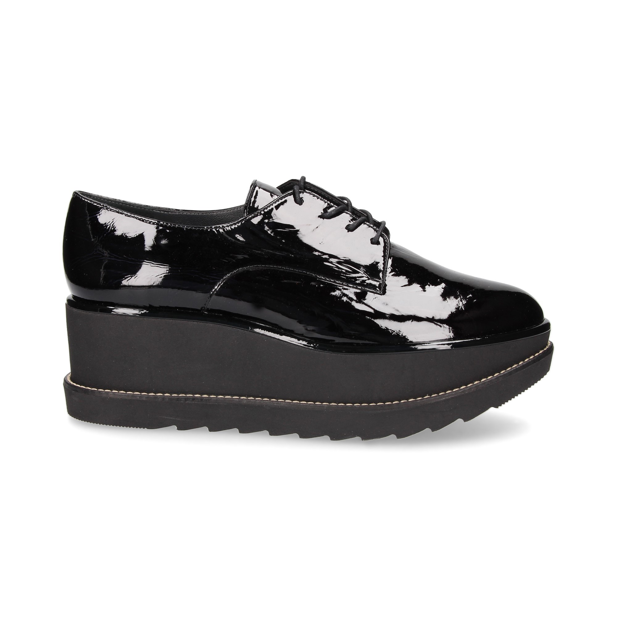 BERCEAU EN CUIR VERNI NOIR BLUCHER