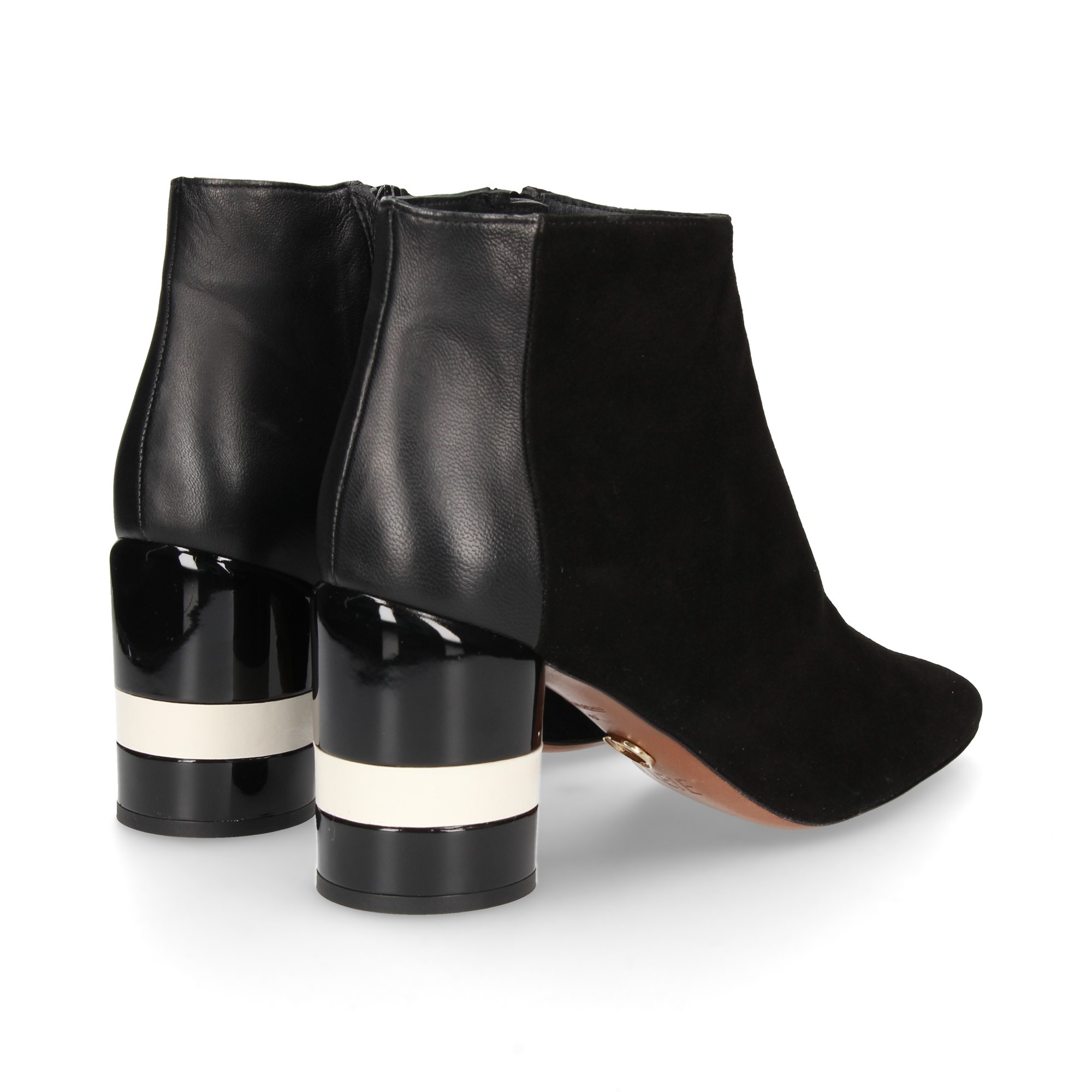 BOTIN CORDON NEGRO BLANCO