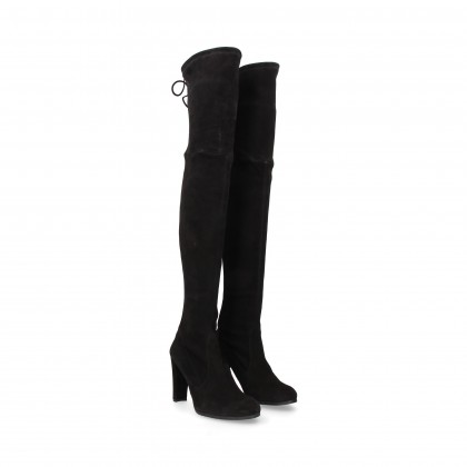 MUSKETEER BOOT SUEDE BLACK