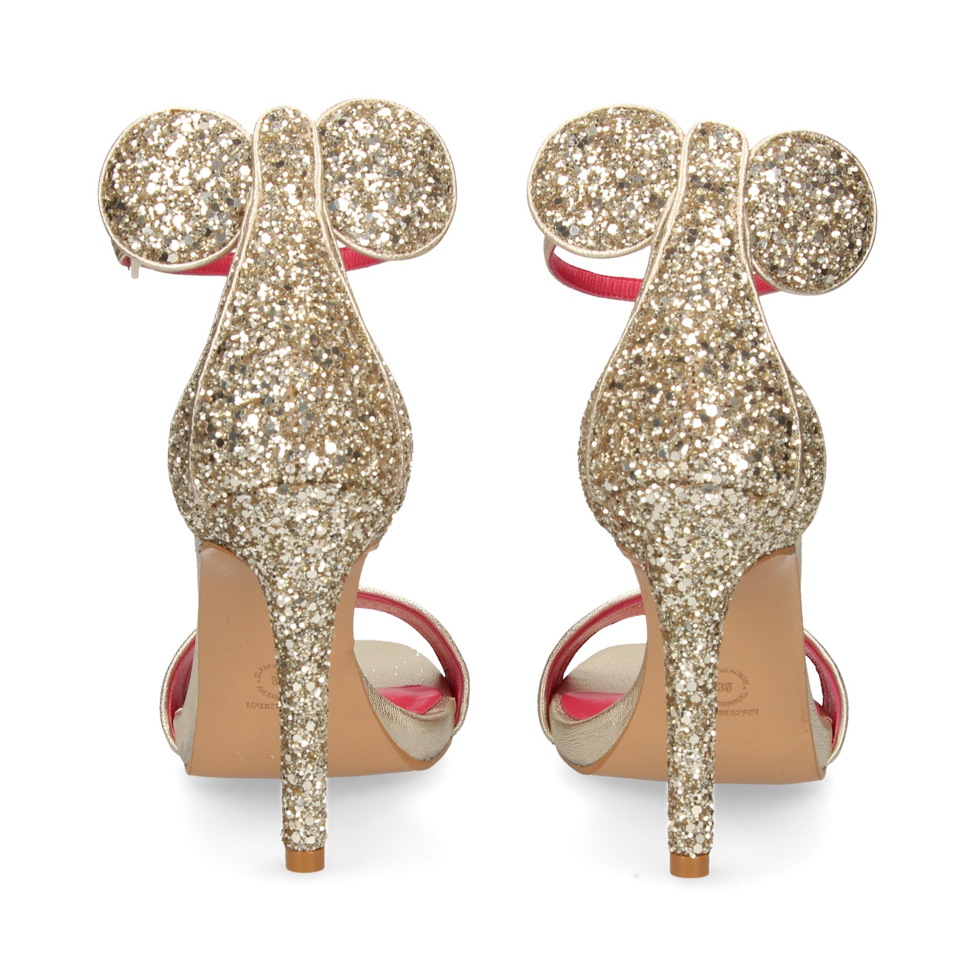 SANDALIA GILDA MINNIE GLITTER CAVA