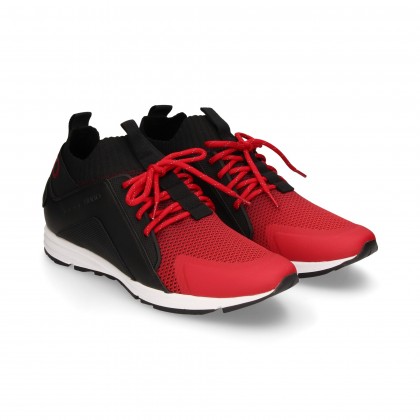 SPORTS CALCETIN RED/BLACK