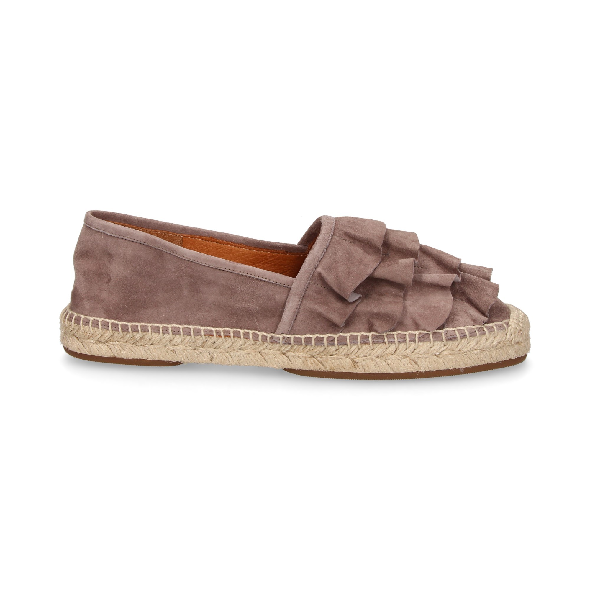 ESPADRILLE FLOUNCES ANTE TAUPE ANTE TAUPE