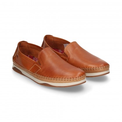 MOCCASIN SMOOTH LEATHER/TOPO
