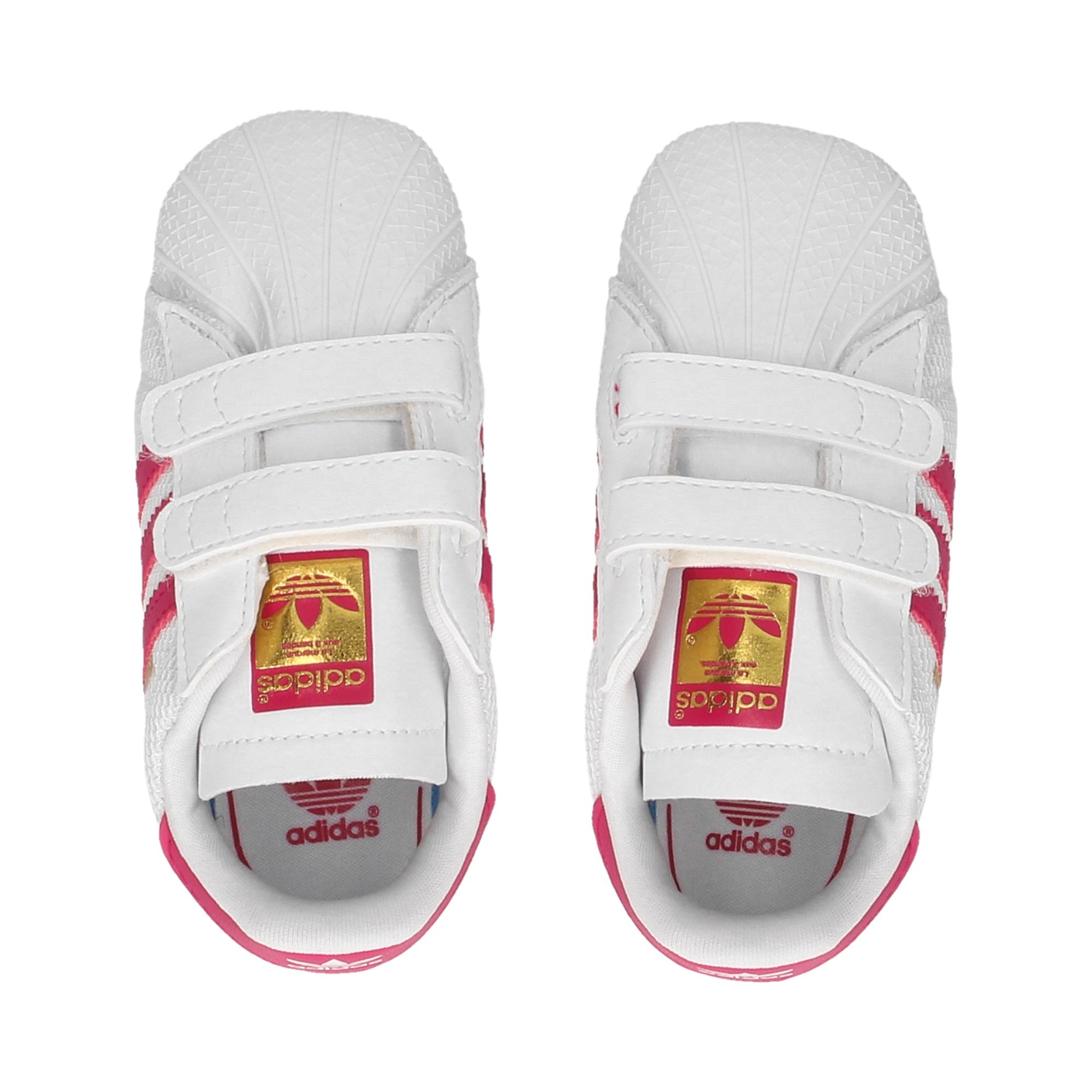 BÉBÉ SPORTIF 2 VELCRO BLANC/ROSE