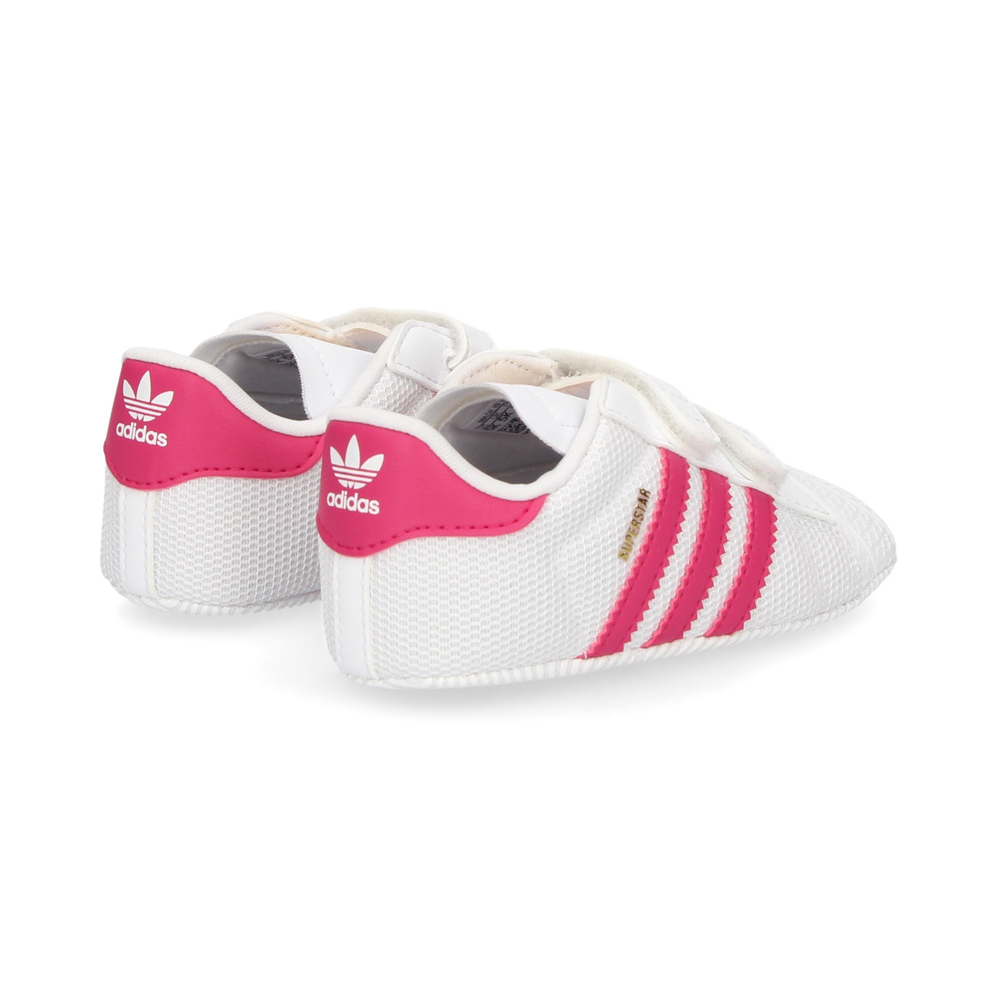 BÉBÉ SPORTIF 2 VELCRO BLANC/ROSE