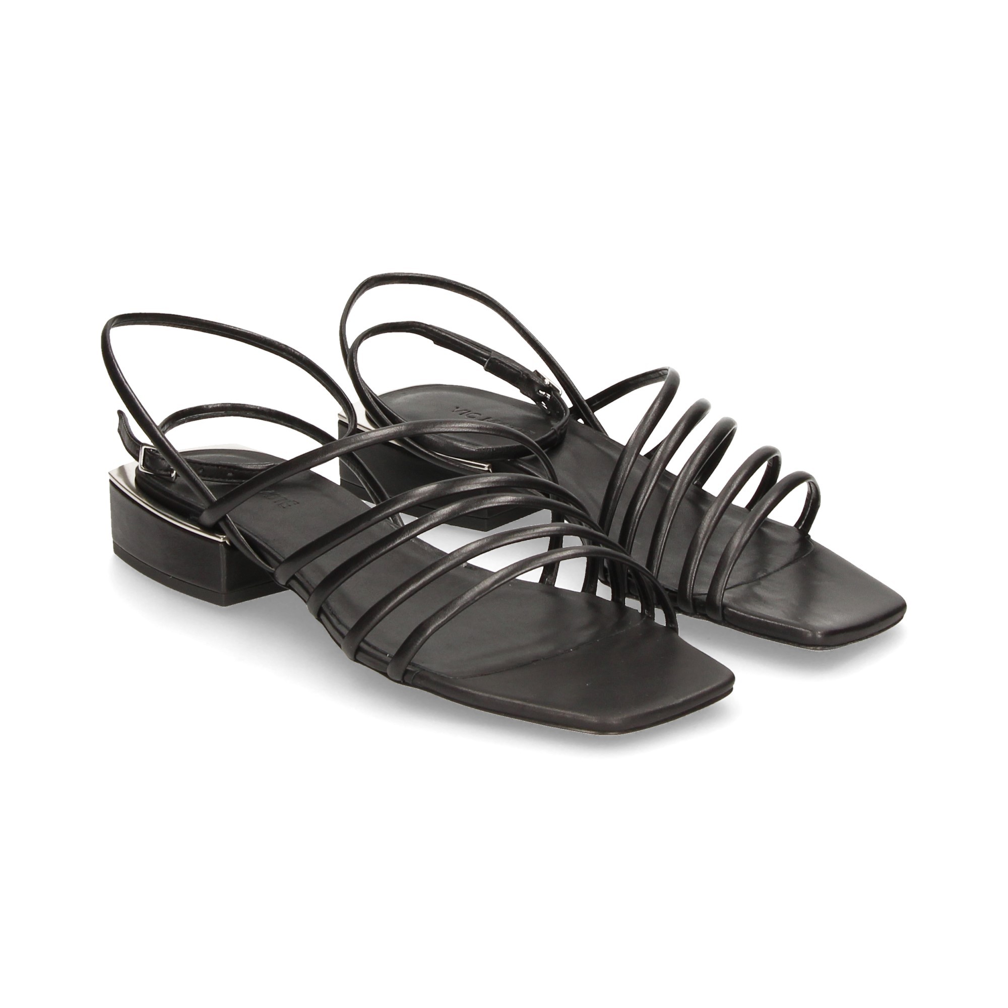 VIC MATIE Sandali piatti femminili 1X8720D 101 101 NEGRO