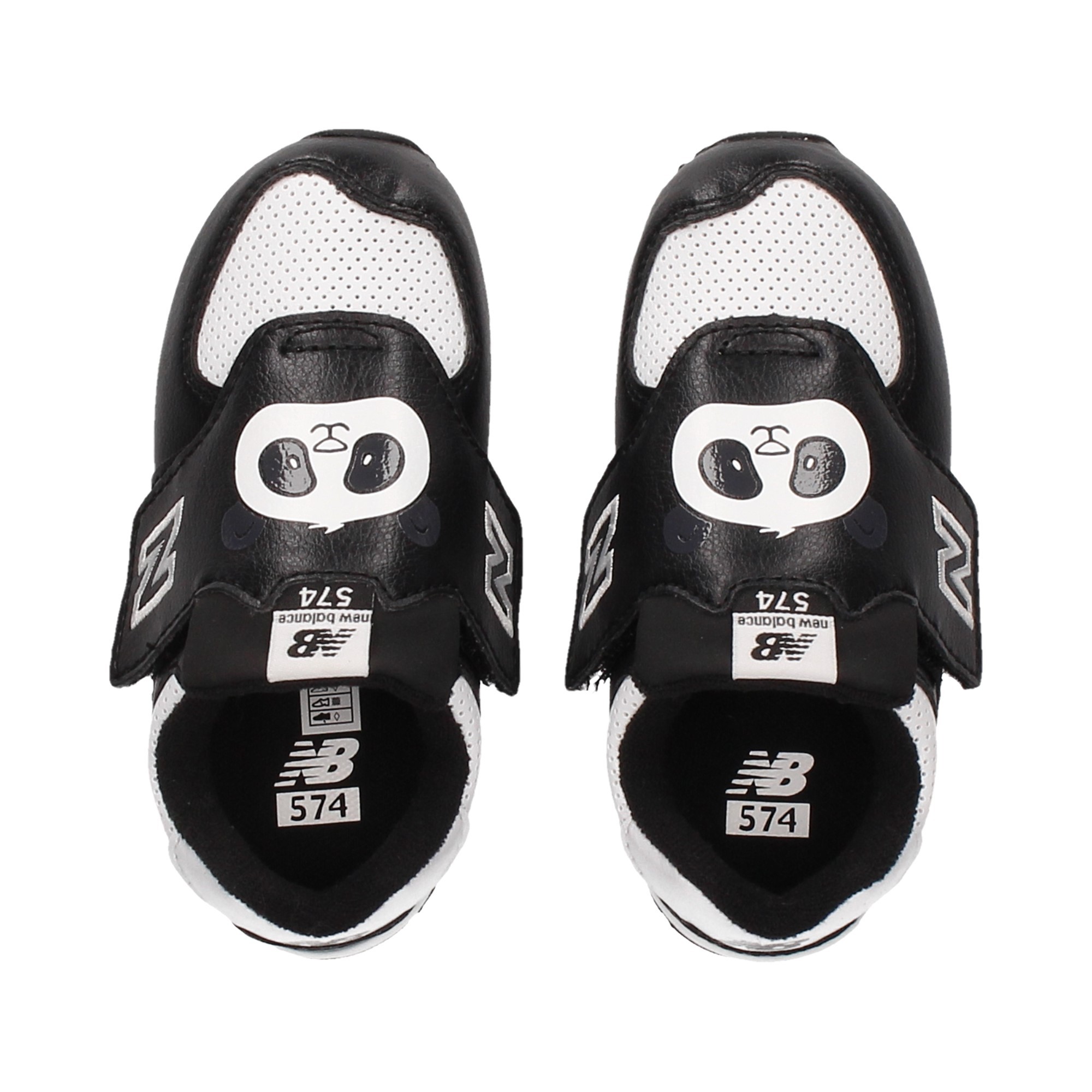 NEW BALANCE Sapatos de crianca IV574MCK 048 BLACK WHITE
