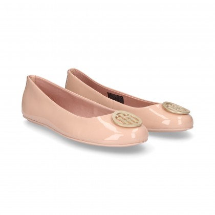 DANSEUR CHAPON CHAPON EN CUIR VERNI ROSE