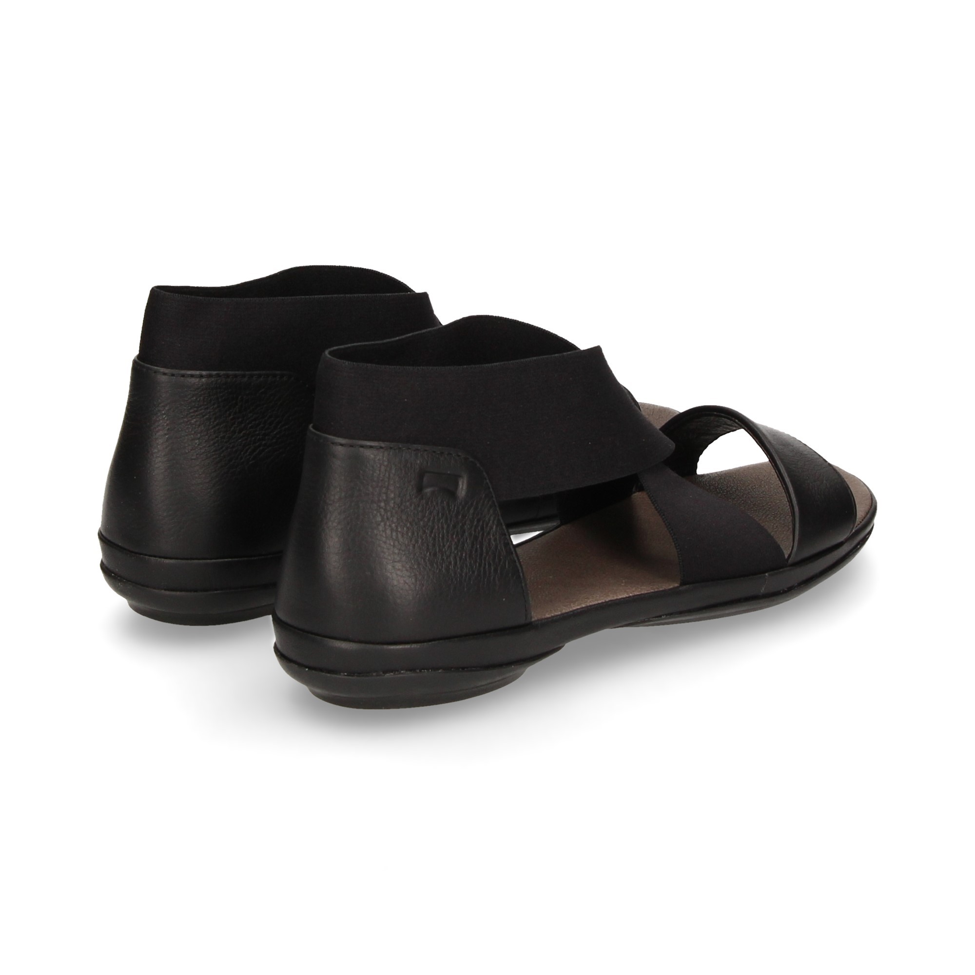 sandale-elastique-croisee-en-cuir-noir