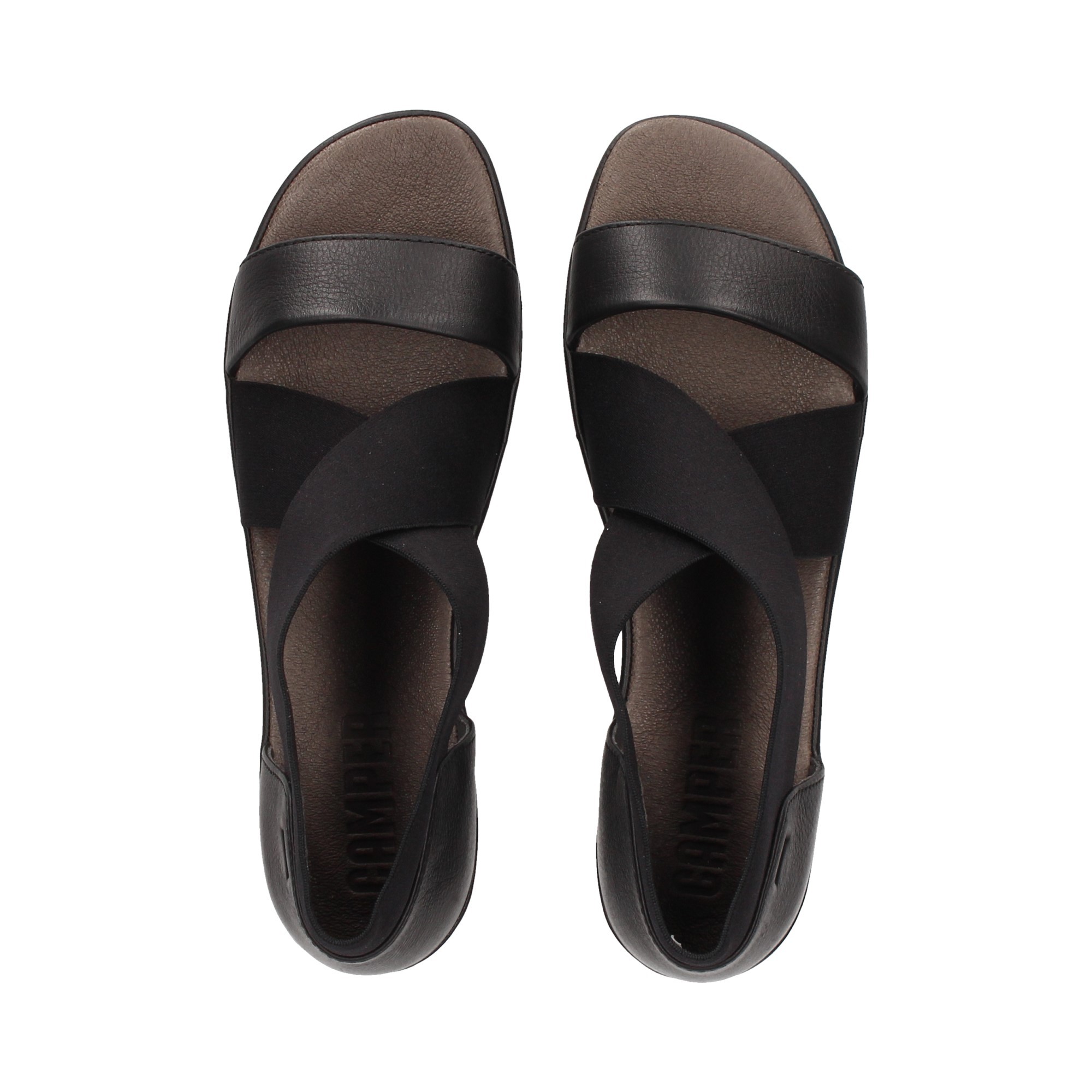 sandale-elastique-croisee-en-cuir-noir