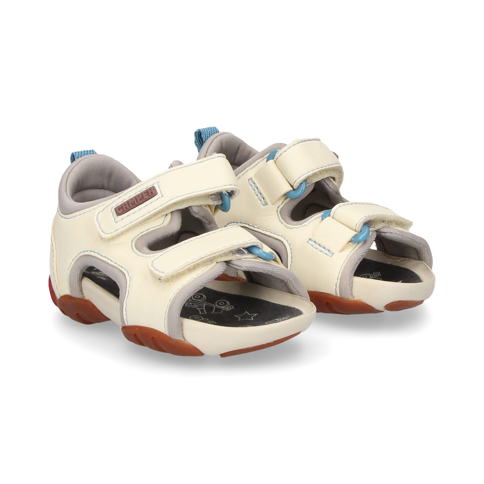 camper boys sandals