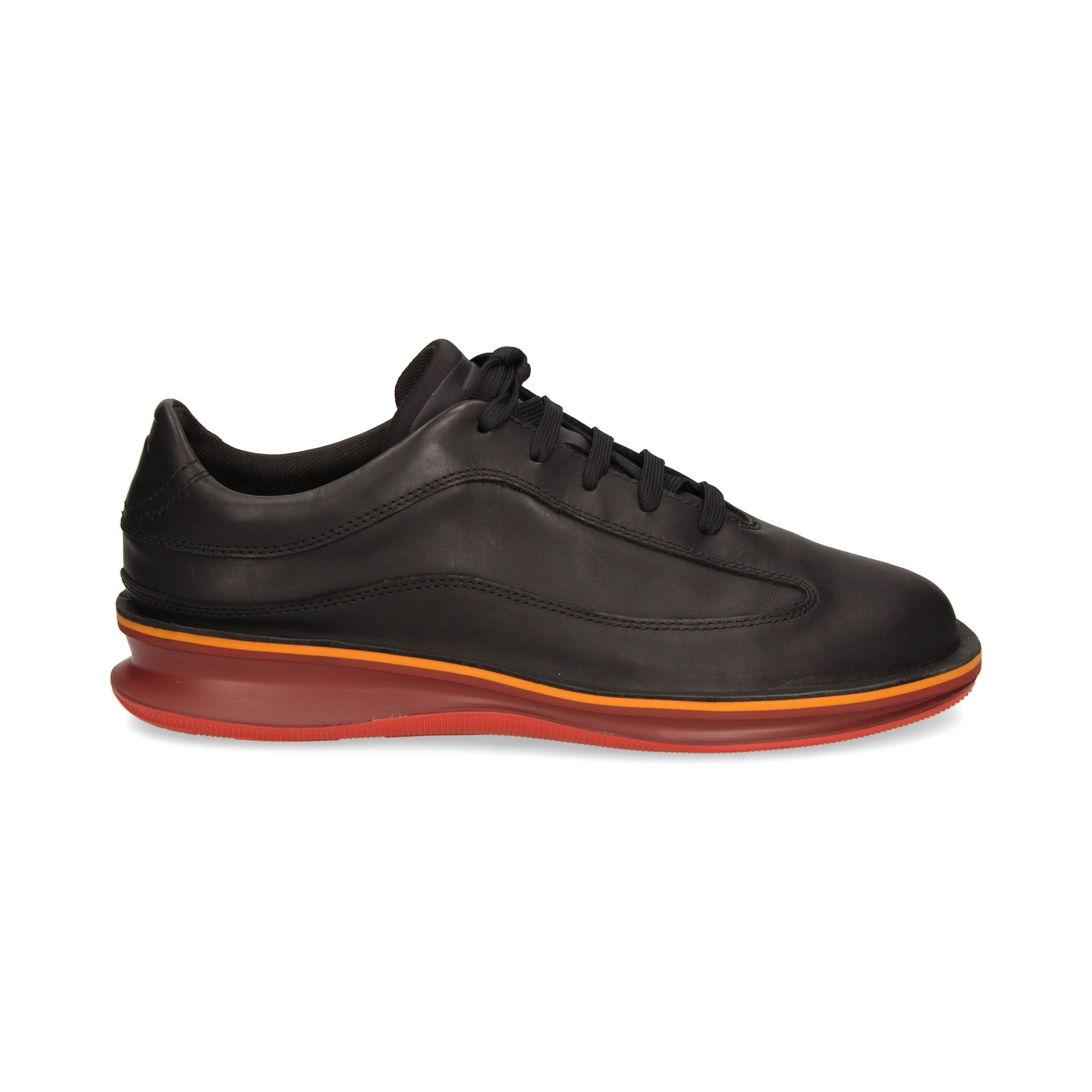 sporty-black-leather-red-sole