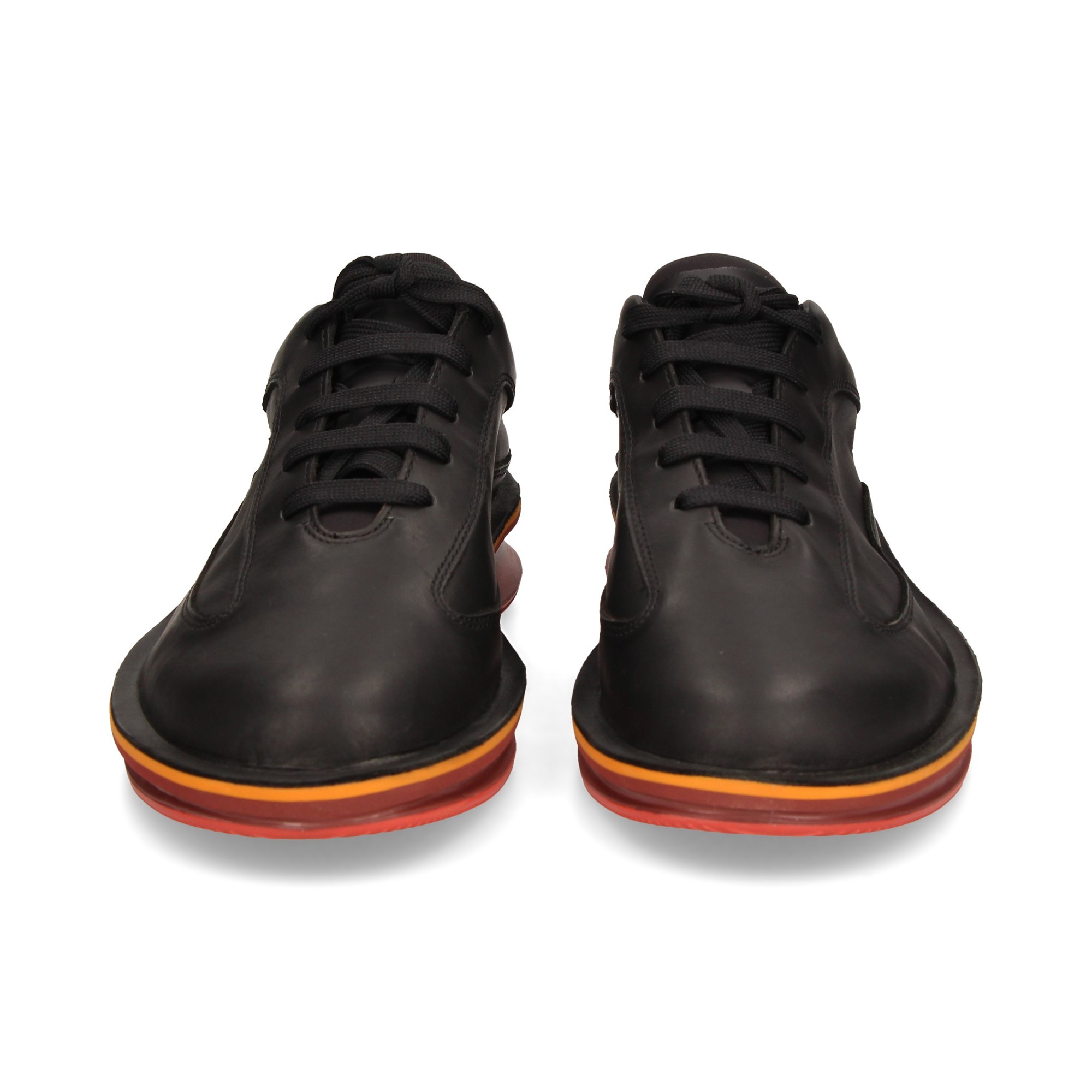 sporty-black-leather-red-sole