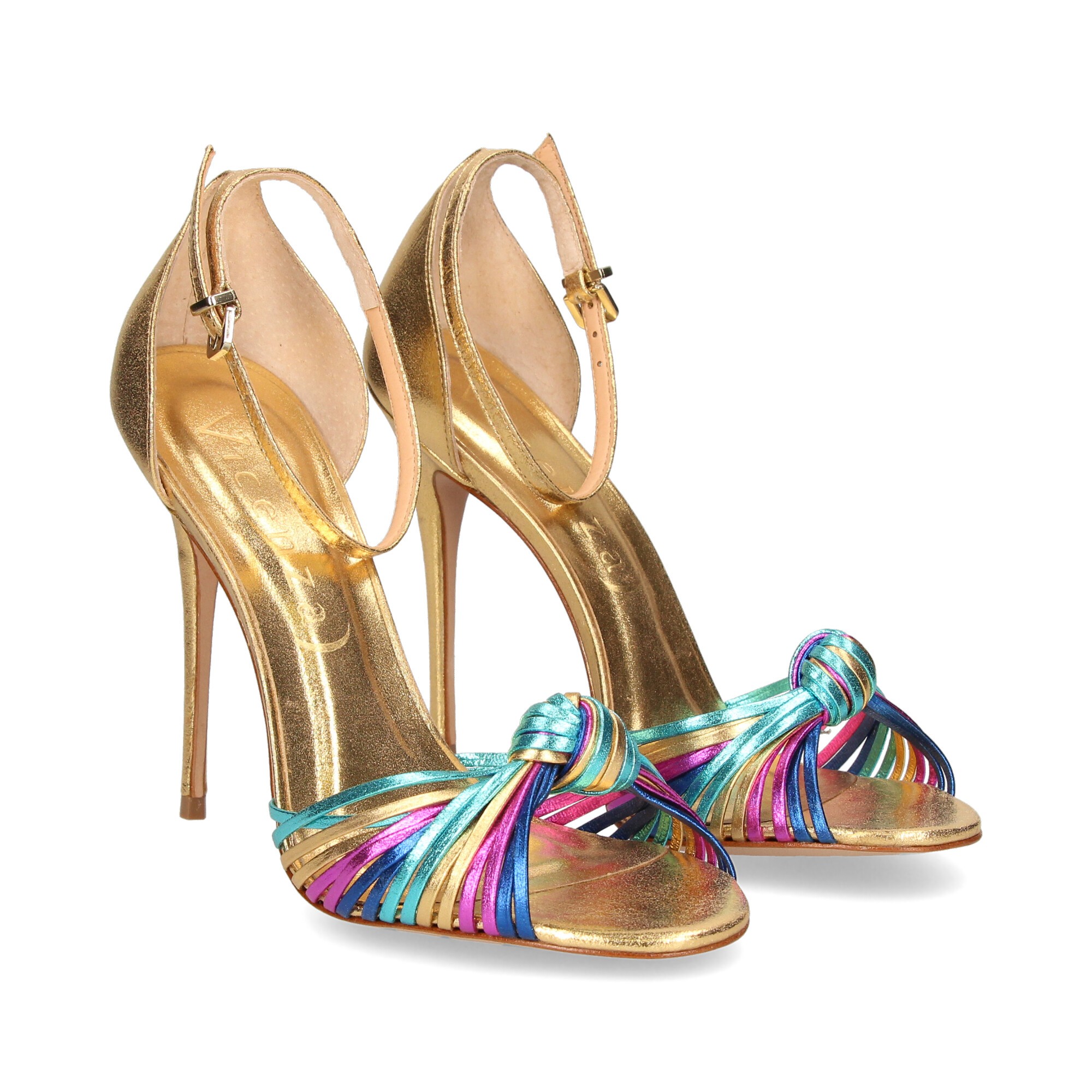multicolored-knot-sandal-metlgold