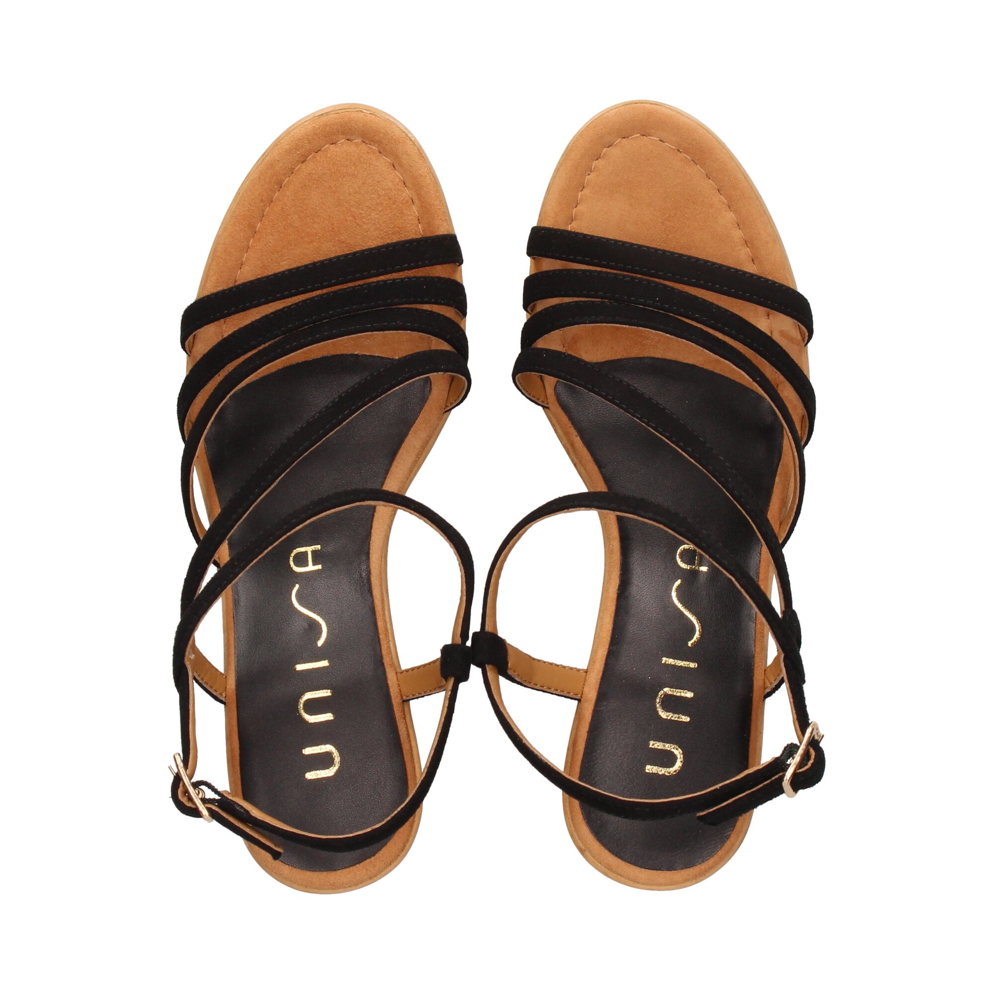 knotted-black-suede-sandal