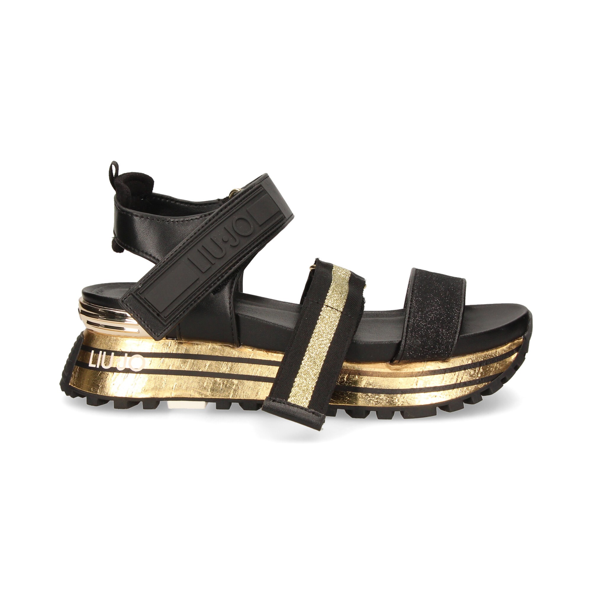 black-glitter-platform-sandal