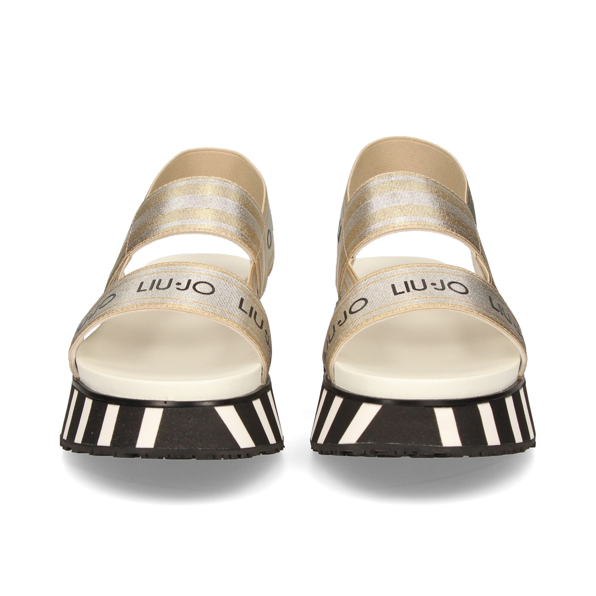 LIU·JO Sandalias con plataforma de Mujer SA1073TX183 04178 LIGHT GOL