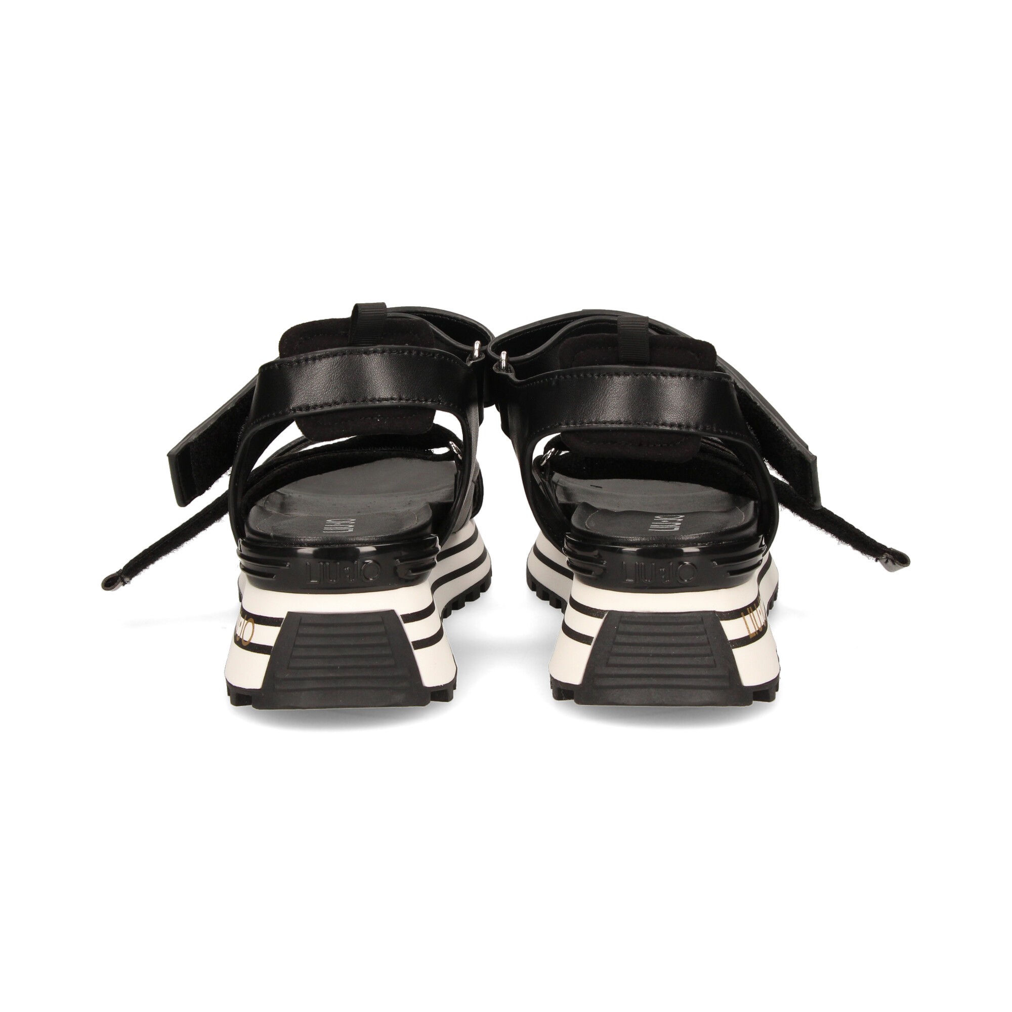 schwarze-velcro-plattform-sandale