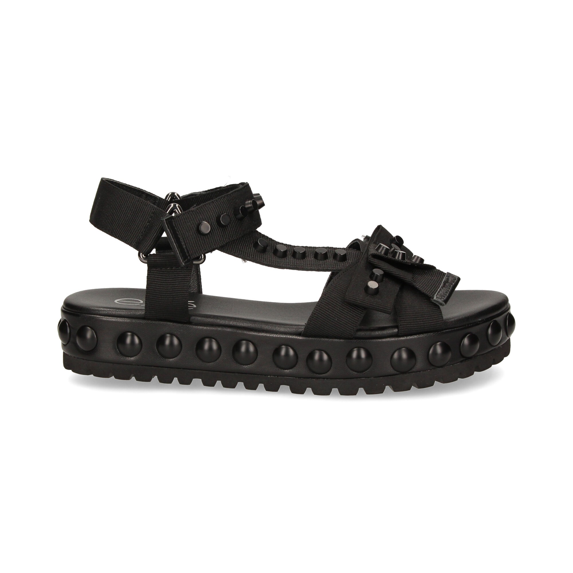 EXE Sandalias con plataforma de Mujer TIAM001 NEGRO