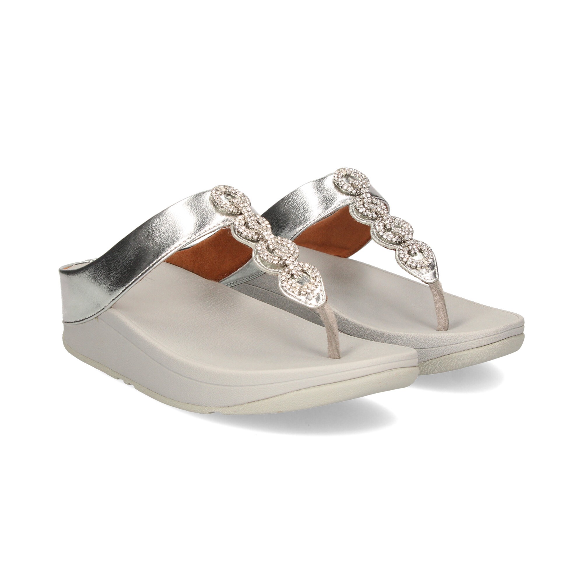 FITFLOP Sandalias de Mujer OLIVE SILVER