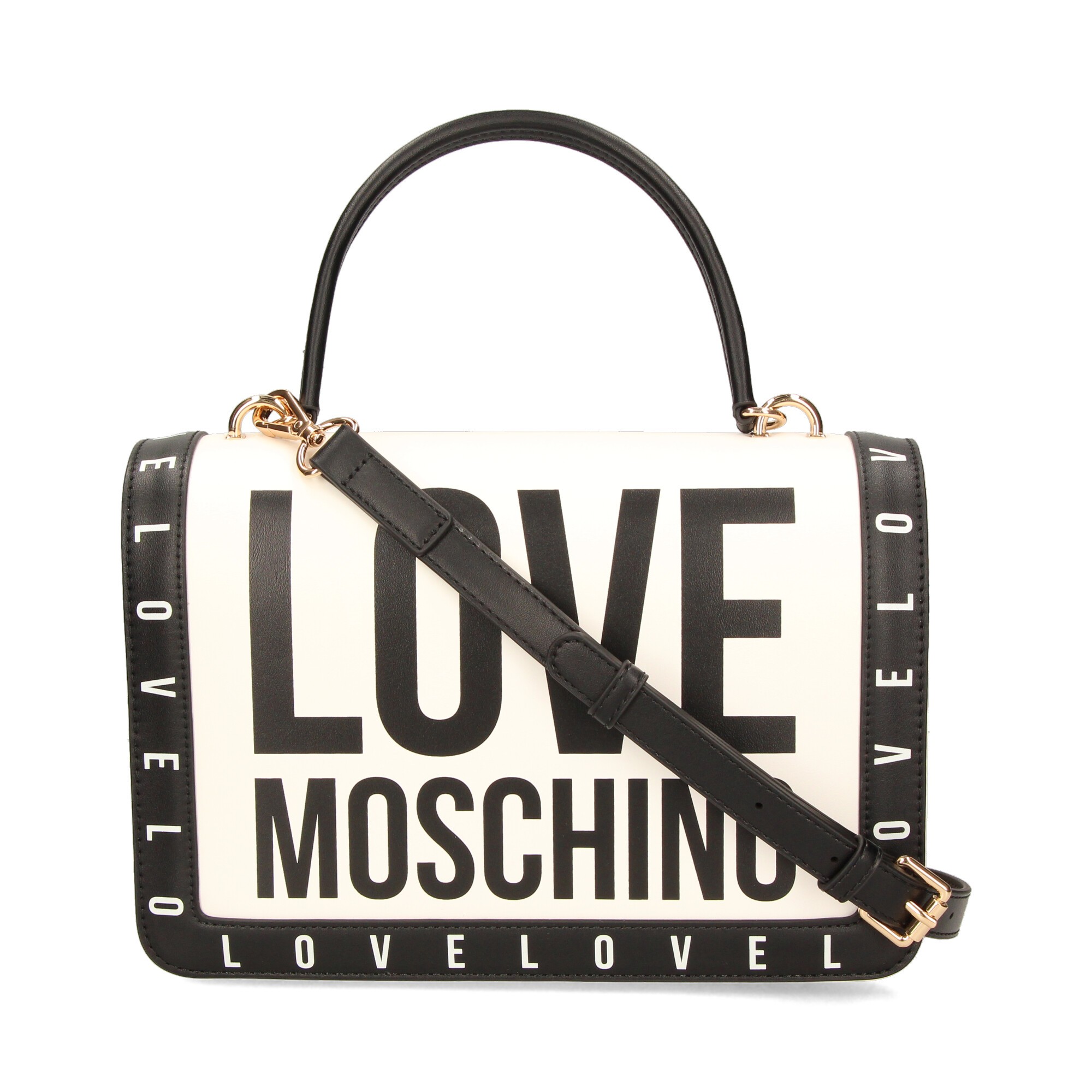 All-Over Logo denim shopper | Moschino Official Store