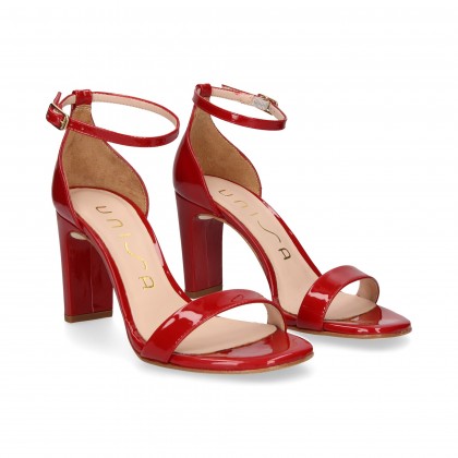 GILDA RED PATENTE CALCANHAR VERMELHO SANDÁLIA