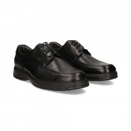 BLUCHER ACORDONADO PIEL NEGRO