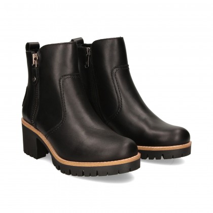 BOTIN CON TACON/CREMALLERA NEGRO