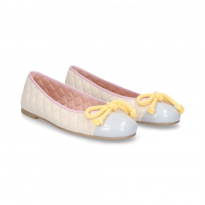 DANCER CHANEL TOECAP ARC BEIGE BOW