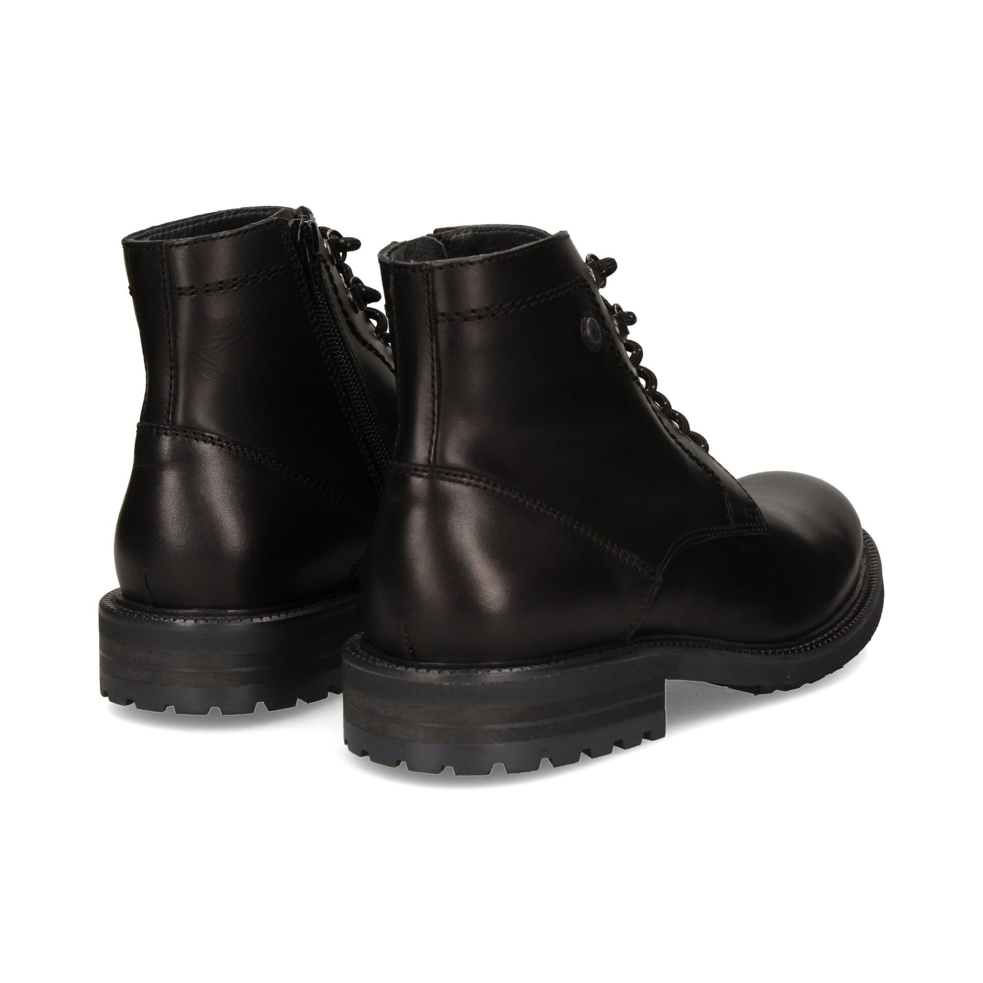 botin-liso-cordon-cremallera-negro