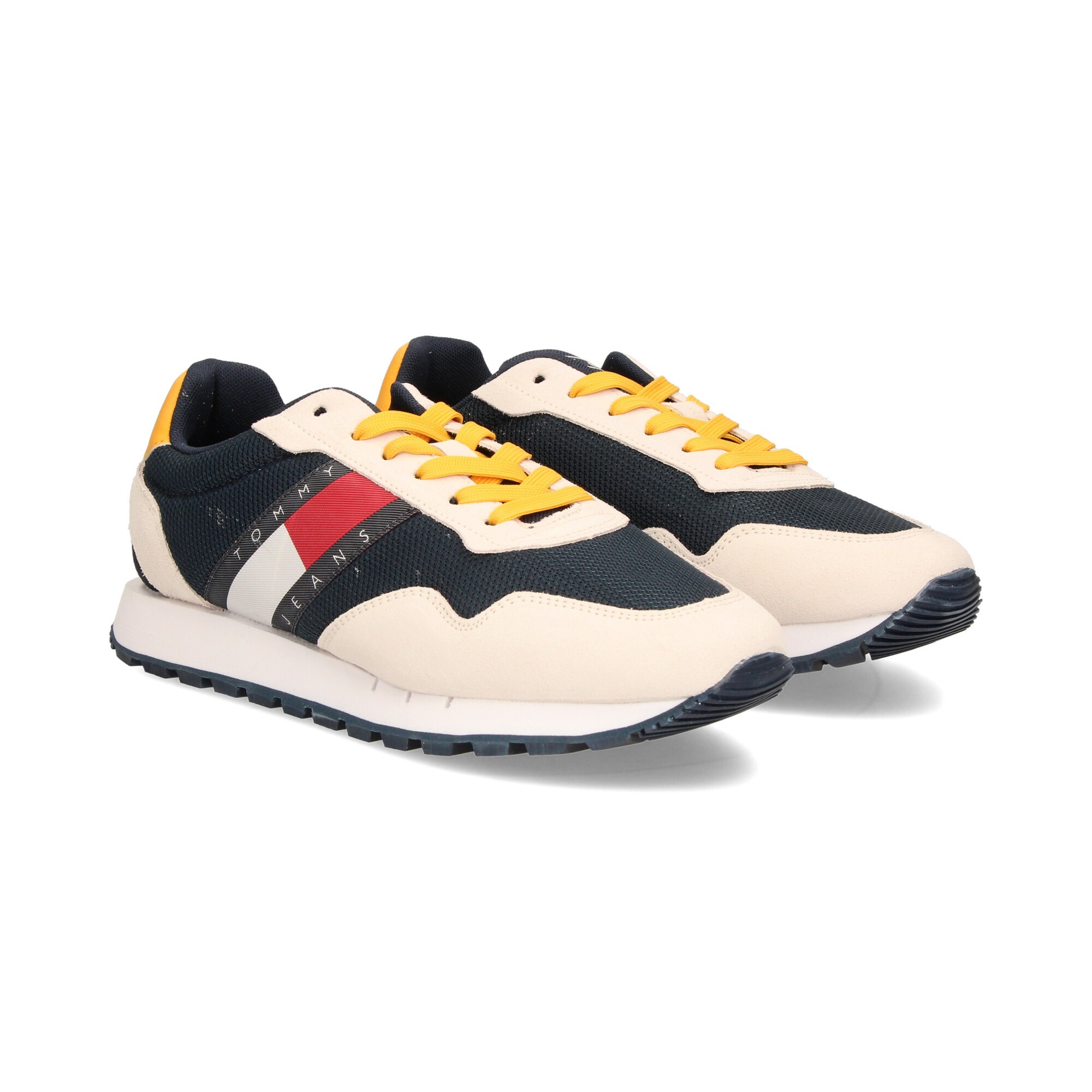 Araña de tela en embudo Generador familia real TOMMY HILFIGER Zapatillas de Hombre EM0EM00960 YBI IVORY