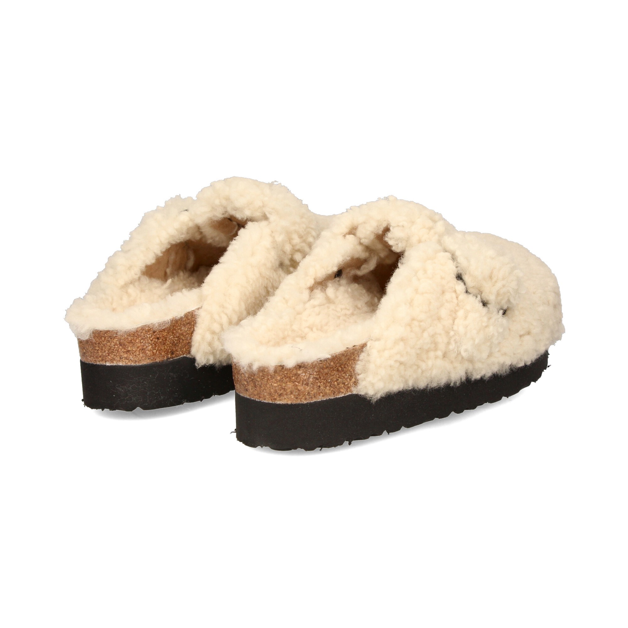 Birkenstock boston big buckle teddy eggshell online