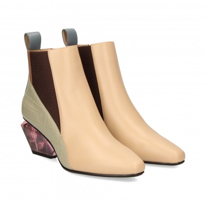 BOTIN ELASTICO LADO MULTI BEIGE