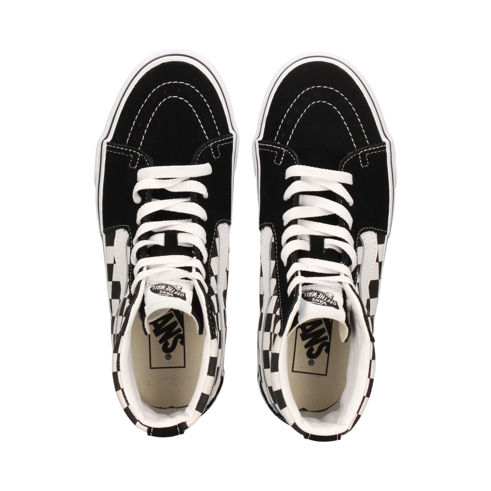 botin-damero-negro-blanco
