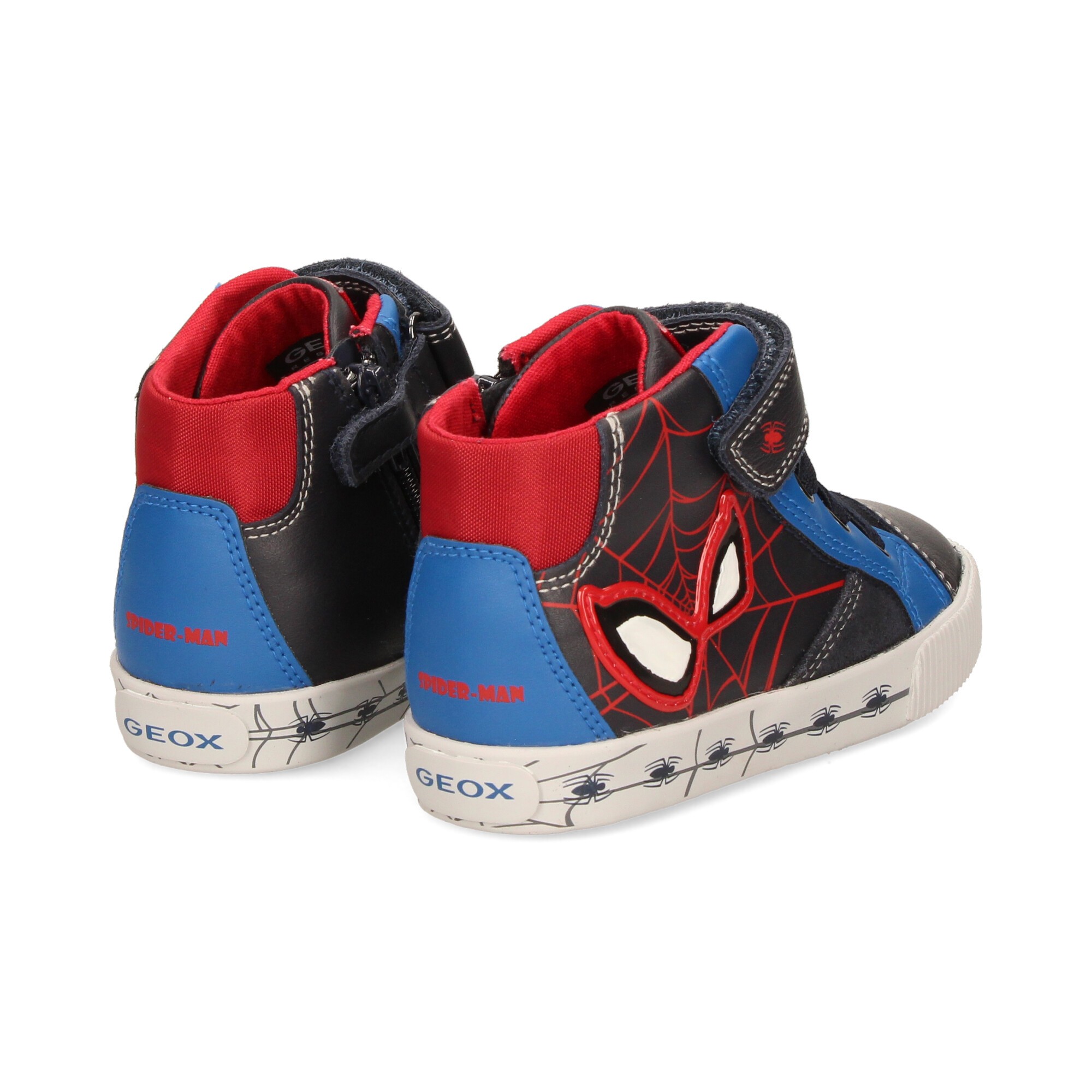 botin-cordon-velcro-spiderman-azul