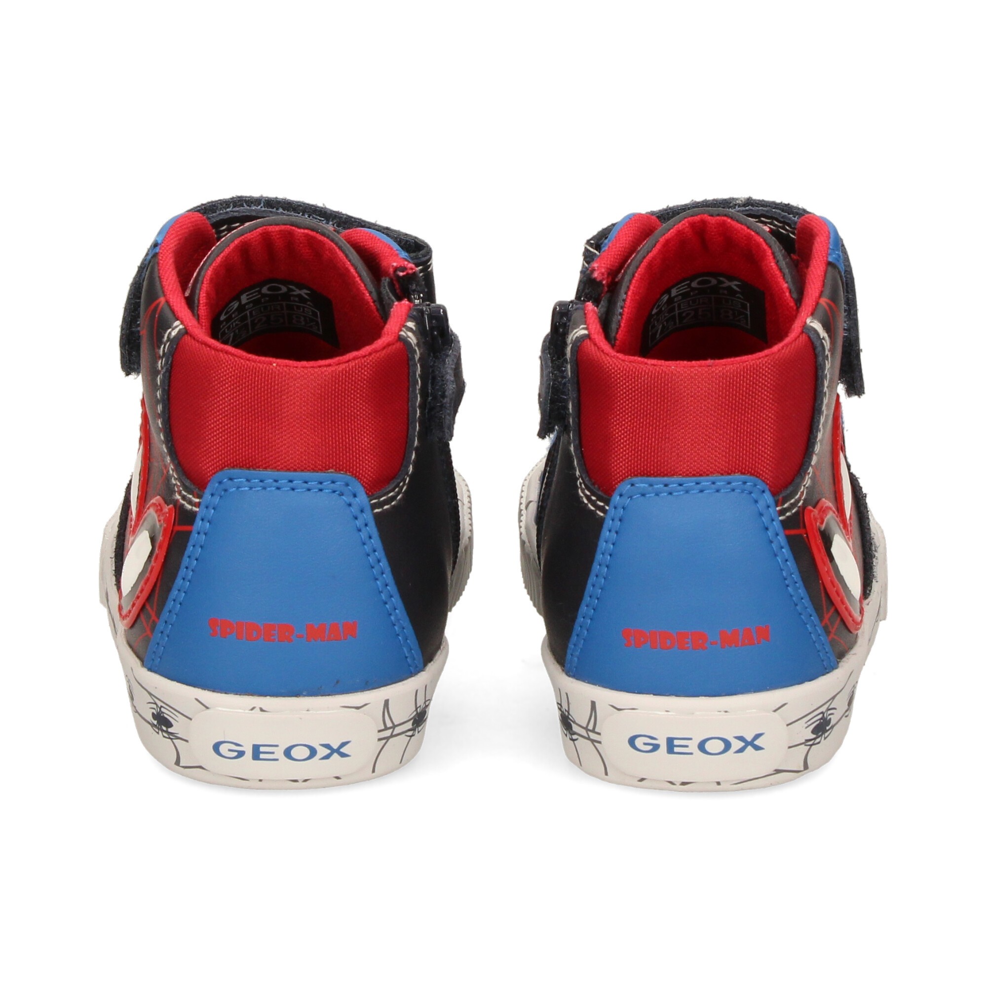 botin-cordon-velcro-spiderman-azul