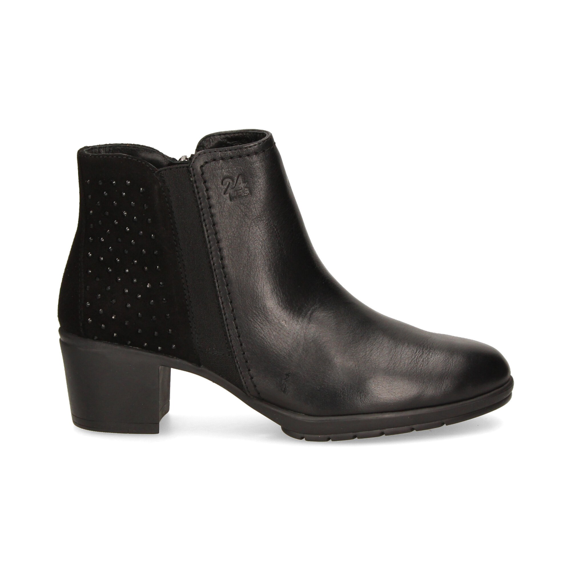 botin-strass-talon-negro