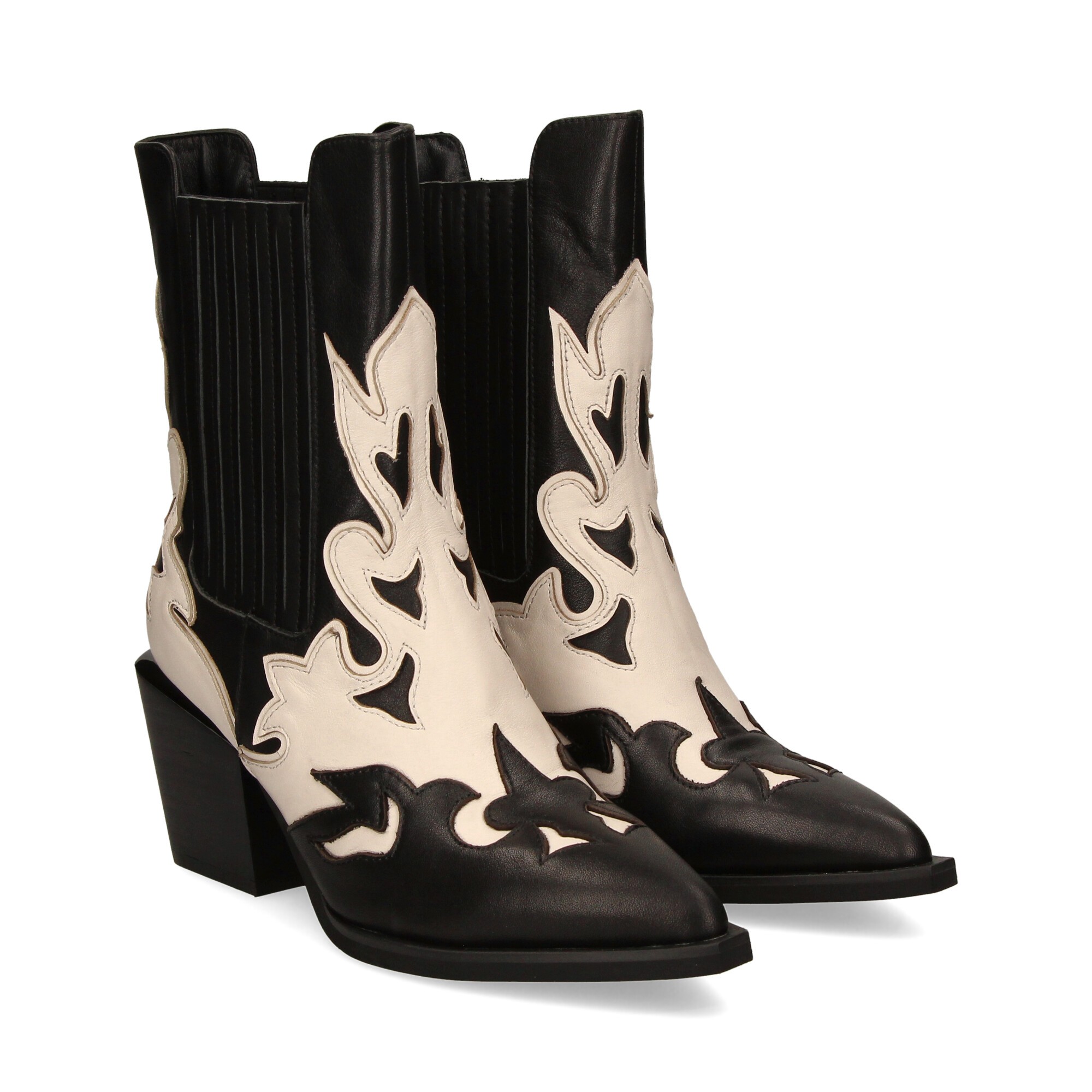 botin-cawboy-combblack-white