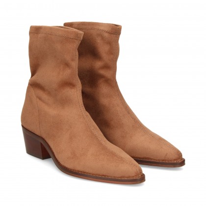 BOTIN CAWBOY LICRA TAUPE