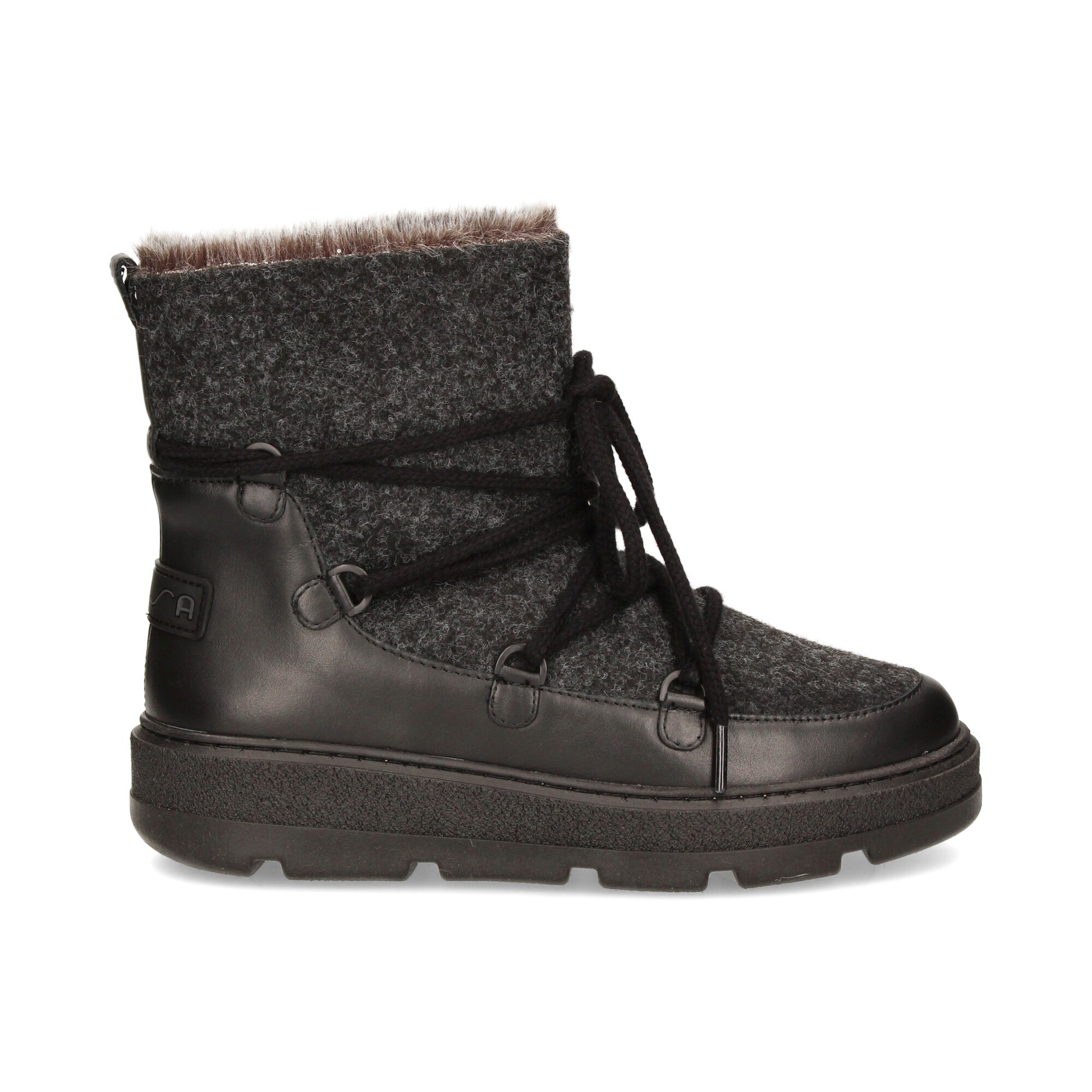 botin-arandelas-piel-textil-negro