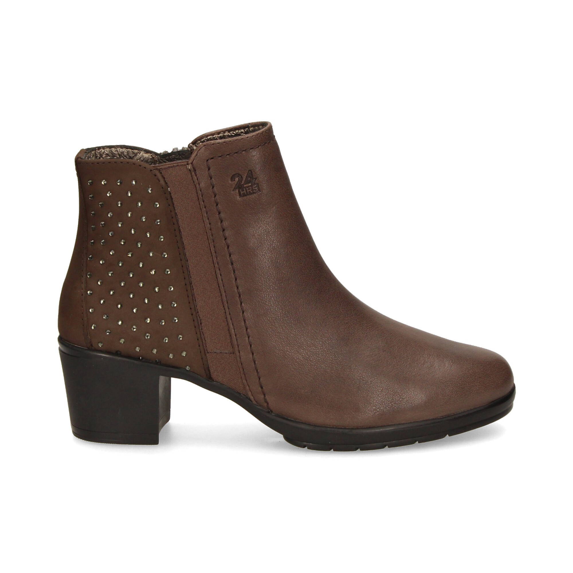 botin-tachas-talon-marron