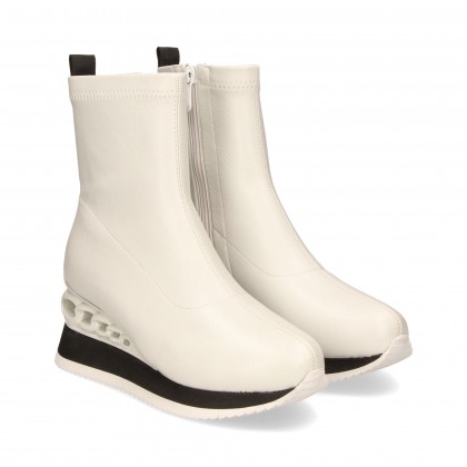 BOTIN PLATAFORMA BLANCO