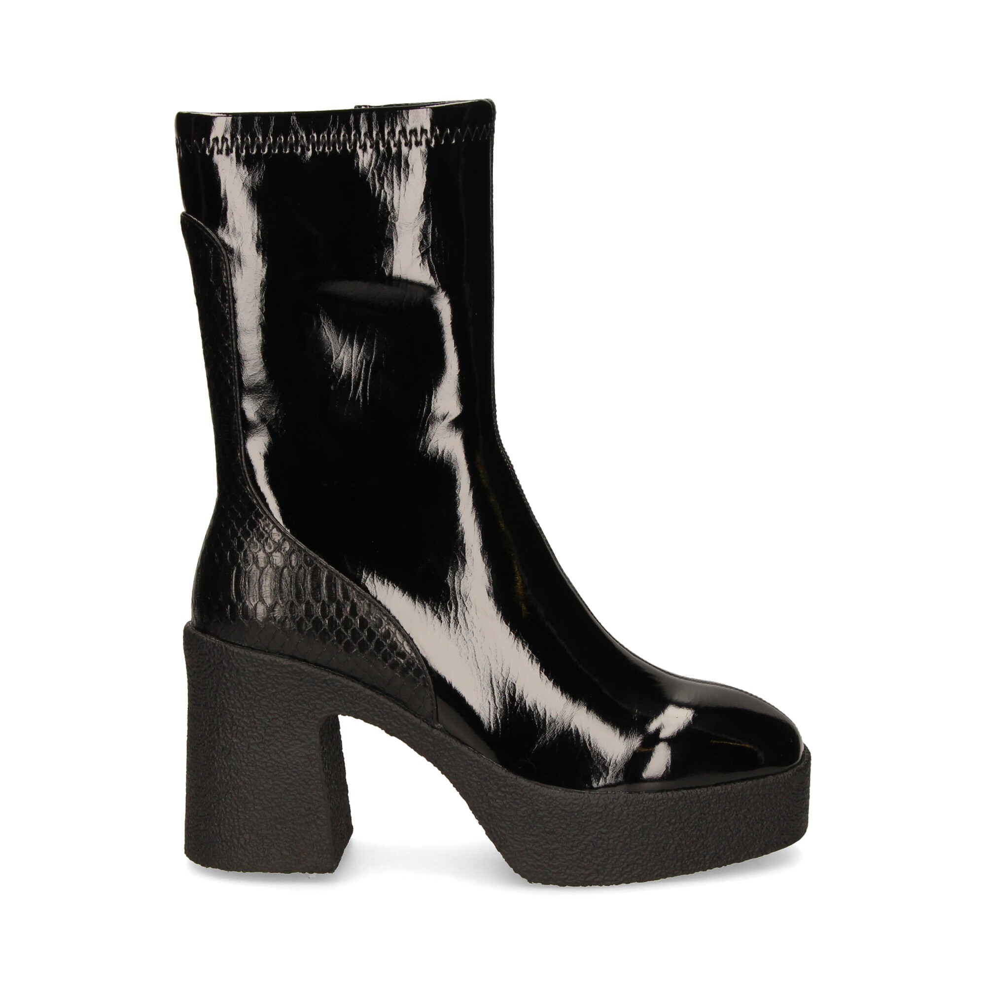 botin-plataforma-charol-negro