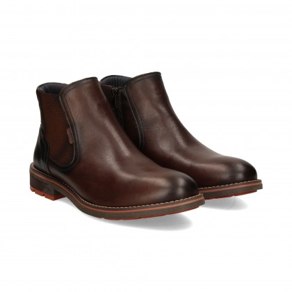 BOTIN ELASTICO PIEL MARRON