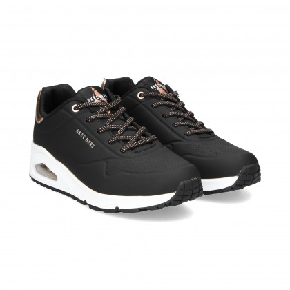 DEPORTIVO CORDON ELASTICO NYLON NEGRO